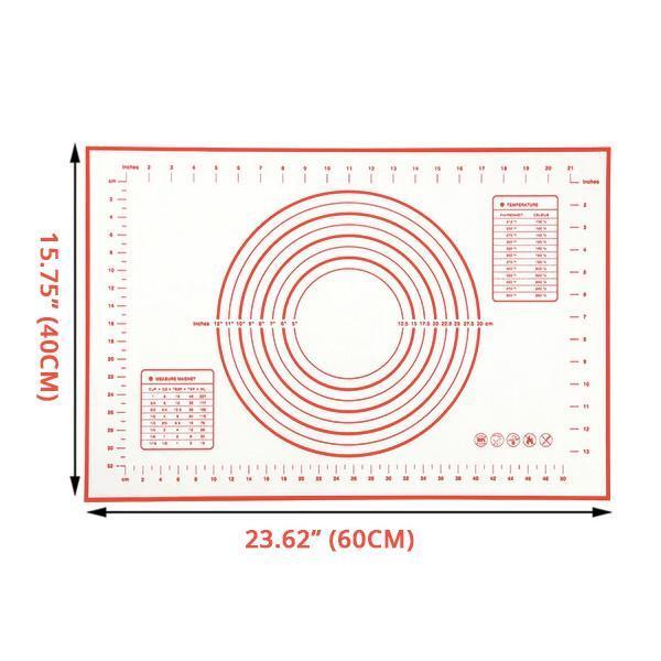 Pastry Measurements Silicone Non-Stick Baking Mat
