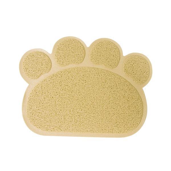 Paw Print Pet Feeding Litter Mat