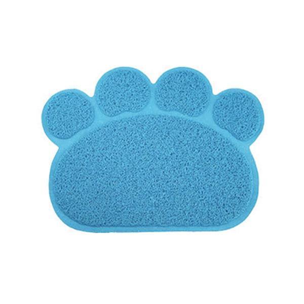 Paw Print Pet Feeding Litter Mat