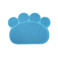 Thumbnail for Paw Print Pet Feeding Litter Mat