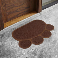 Thumbnail for Paw Print Pet Feeding Litter Mat