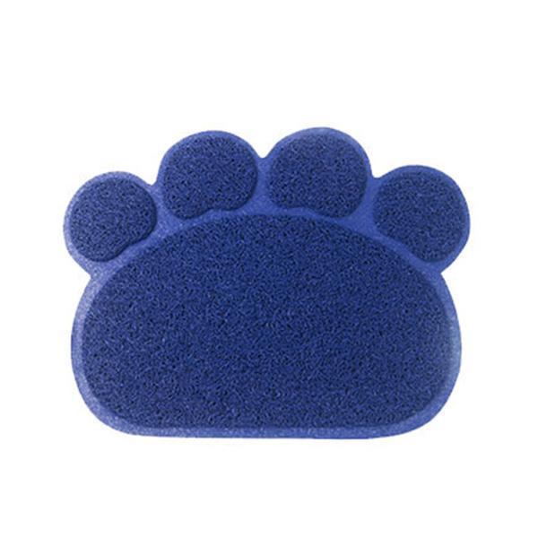 Paw Print Pet Feeding Litter Mat