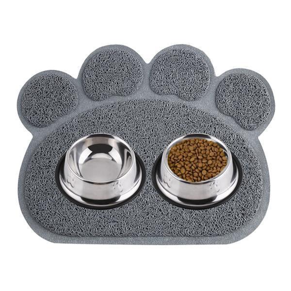 Paw Print Pet Feeding Litter Mat