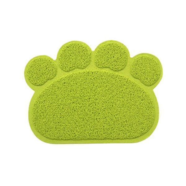 Paw Print Pet Feeding Litter Mat