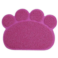 Thumbnail for Paw Print Pet Feeding Litter Mat