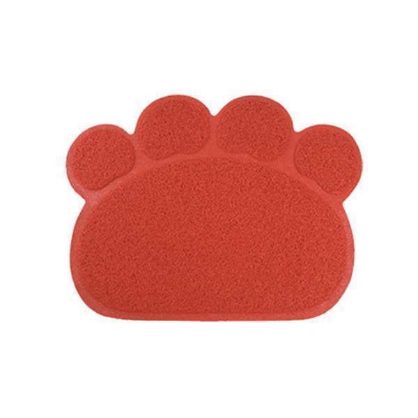 Paw Print Pet Feeding Litter Mat