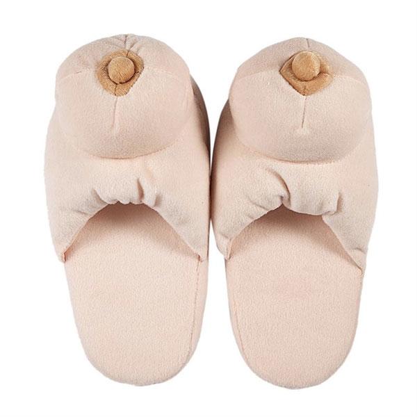 Penis Boob Plush Slippers