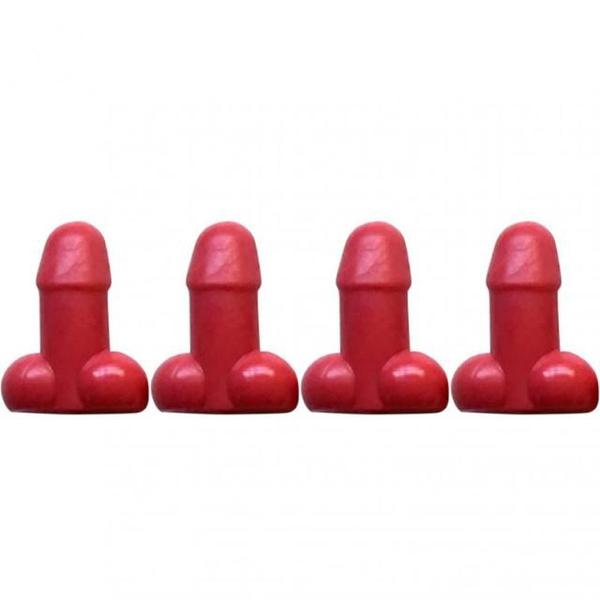 Penis Tire Valve Stem Cap (Set of 4)