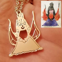 Thumbnail for Personalized Custom Made Drawing Necklace