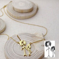 Thumbnail for Personalized Custom Made Drawing Necklace