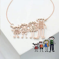 Thumbnail for Personalized Custom Made Drawing Necklace