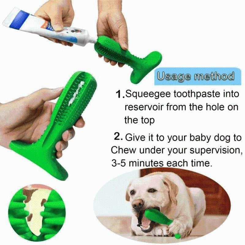 Teeth Cleaning Dog Toothbrush & Chew Toy - PeekWise