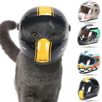 Thumbnail for Pet Puppy And Cat Race Car Helmets