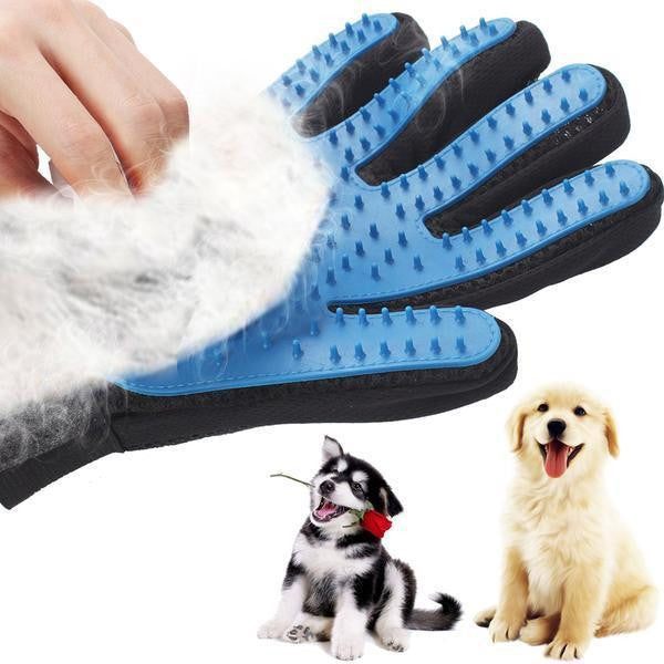 Pet Deshedding Glove Hair Remover Brush - PeekWise