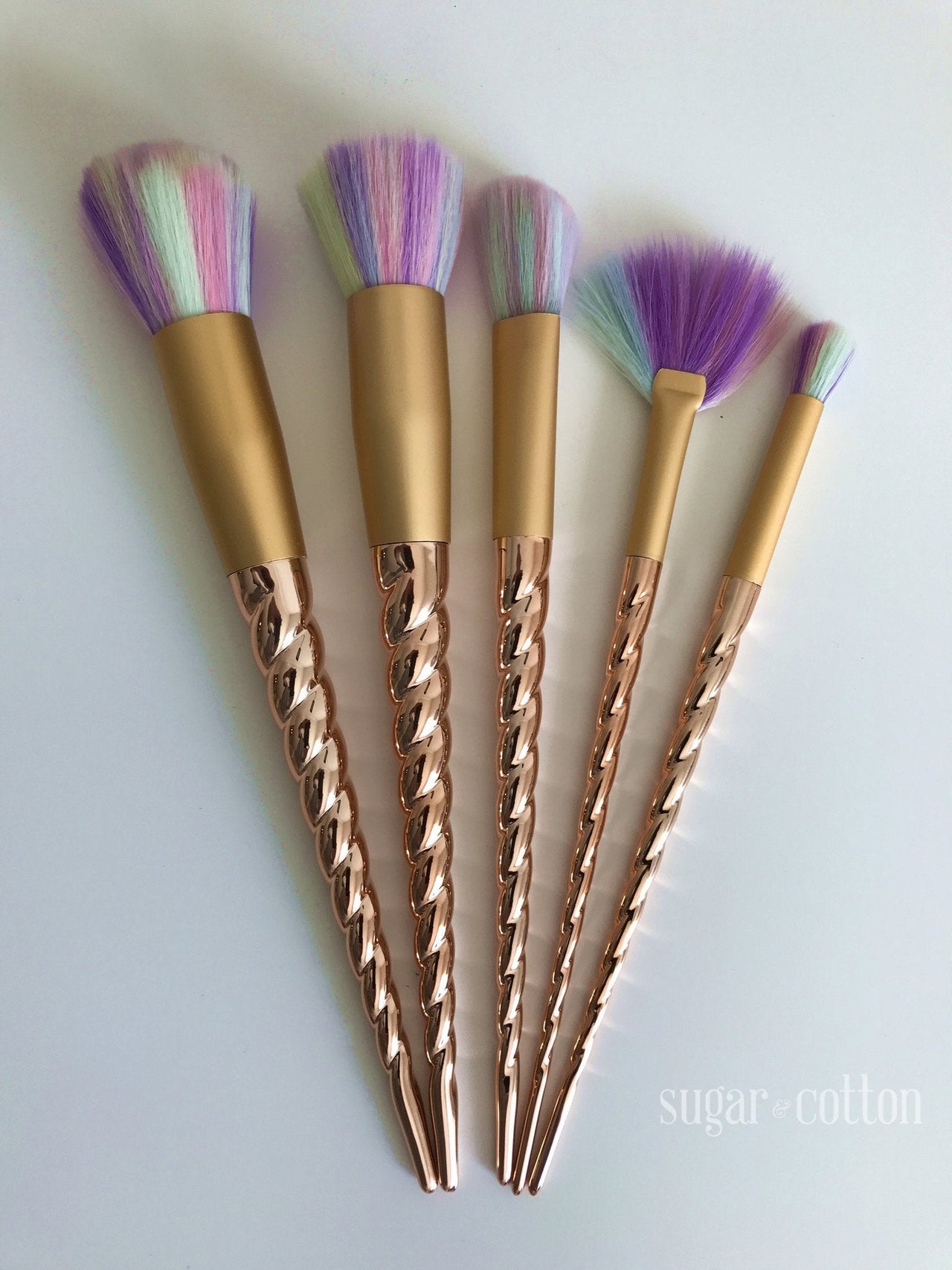 Gold Unicorn Brushes