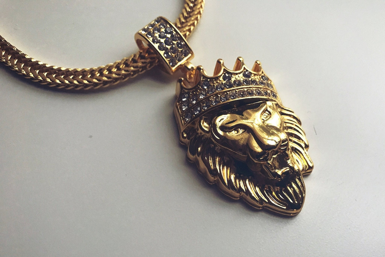 Alpha Lion - 18k Gold Plated Necklace