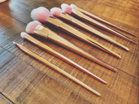 Thumbnail for Rose Gold Contour Makeup Brushes - 7 Piece Set