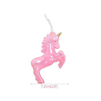 Thumbnail for Pink Unicorn LED Fairy String Lights (Set of 10)