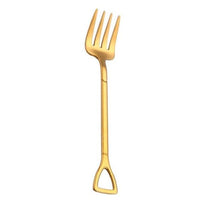 Thumbnail for Pitchfork and Shovel Shaped Dessert Cutlery
