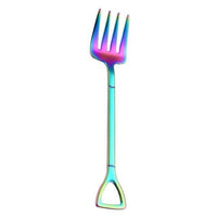 Thumbnail for Pitchfork and Shovel Shaped Dessert Cutlery