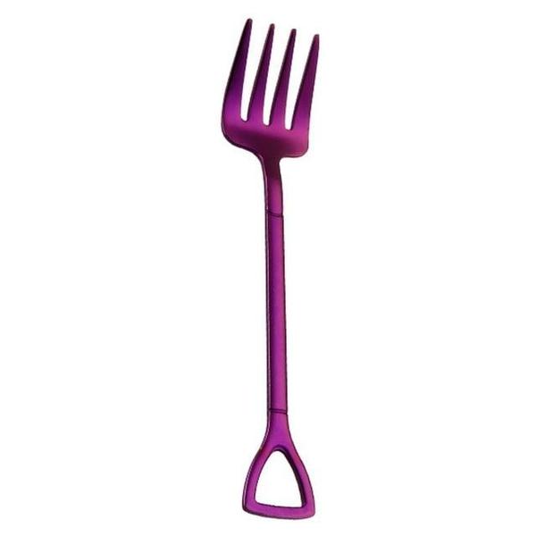 Pitchfork and Shovel Shaped Dessert Cutlery