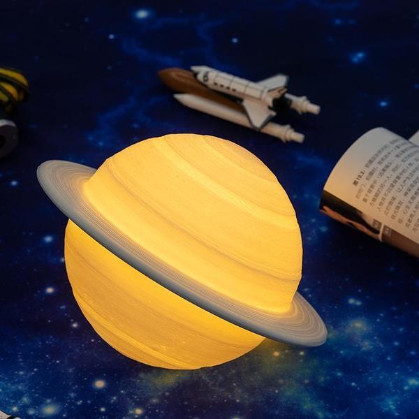 Planet Saturn 3D Nightlight (16 Color Display)