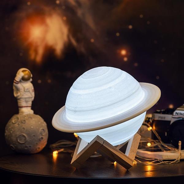 Planet Saturn 3D Nightlight (16 Color Display)