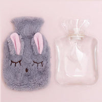 Thumbnail for Plush Bunny Hot Water Bottle Bag