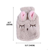 Thumbnail for Plush Bunny Hot Water Bottle Bag