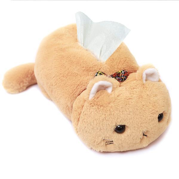 Plush Cat Tissue Box Cover