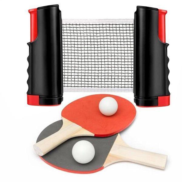Portable Ping Pong Paddle Retractable Net Set