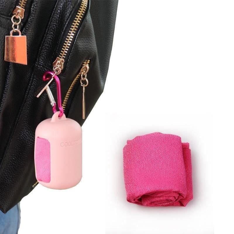 Portable Carabiner Travel Towel - PeekWise