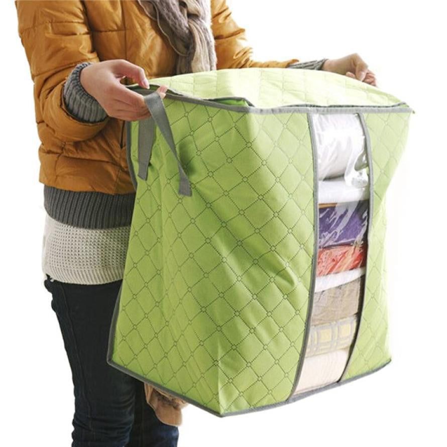 Bamboo Fabric Storage Bags - PeekWise