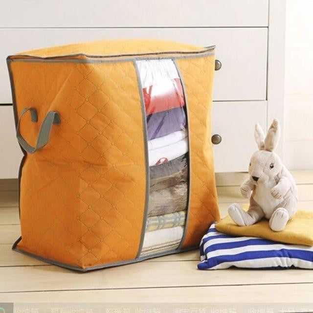 Bamboo Fabric Storage Bags - PeekWise