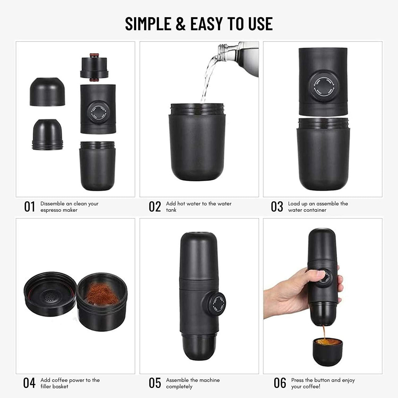 Portable Coffee Maker PeekWise