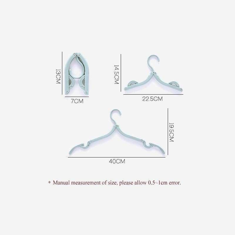 Folding Travel Hangers - PeekWise