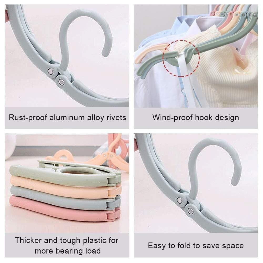 Folding Travel Hangers - PeekWise