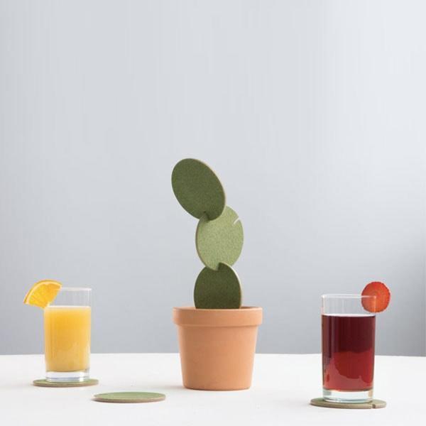 Potted Cactus Coasters