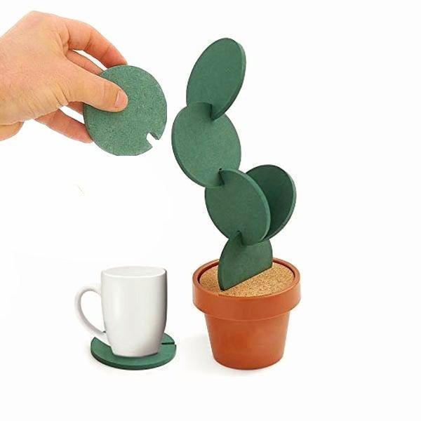 Potted Cactus Coasters