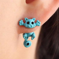 Thumbnail for Pouncing Cat Earrings