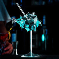 Thumbnail for Pufferfish Shaped Cocktail Glass With Glass Straw