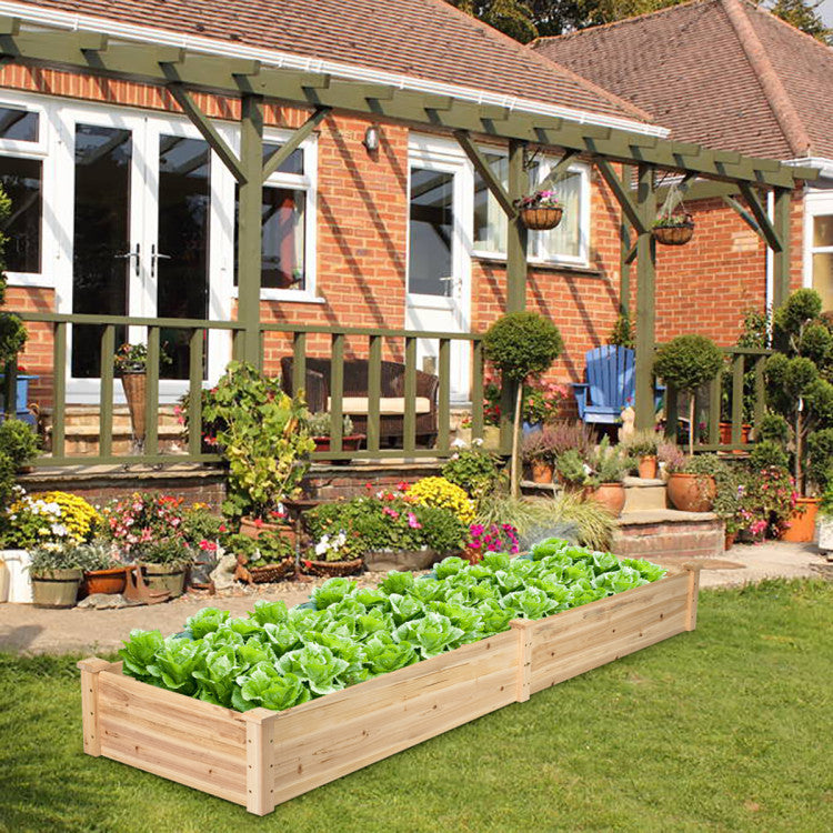 Wooden Raised Garden Bed