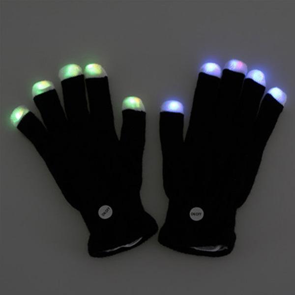 Rave Light LED Glow Gloves (1 Pair)