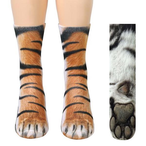 Realistic Animal Paw Socks