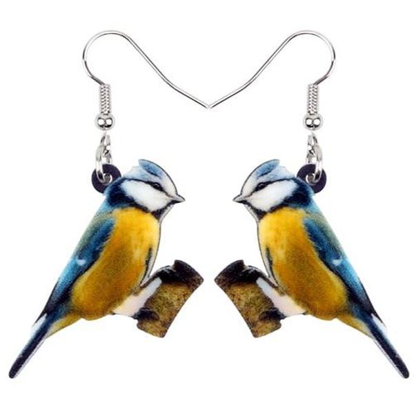 Realistic Bird Dangling Earrings