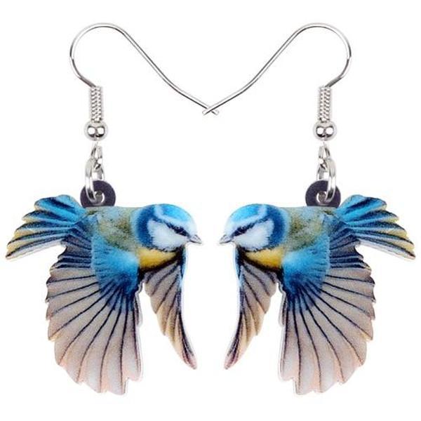 Realistic Bird Dangling Earrings