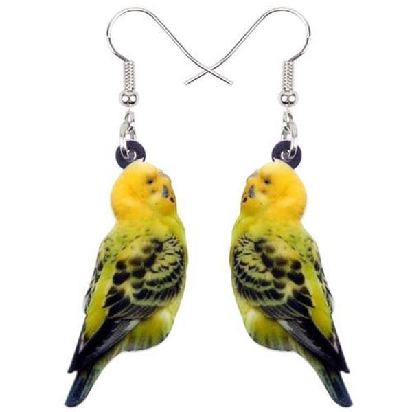 Realistic Bird Dangling Earrings