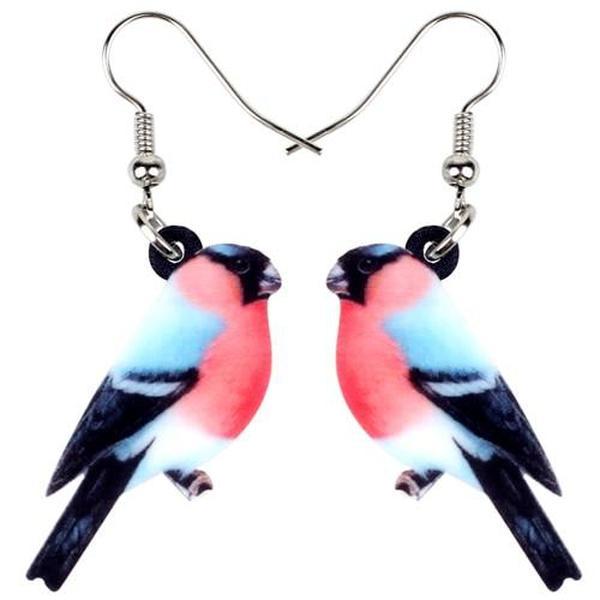 Realistic Bird Dangling Earrings