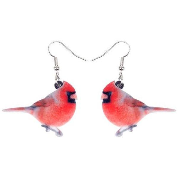 Realistic Bird Dangling Earrings