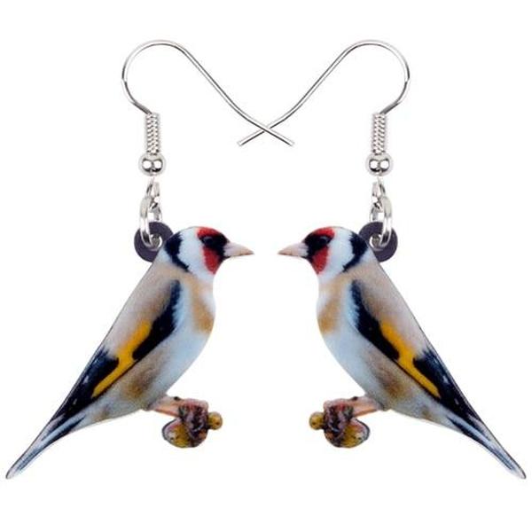 Realistic Bird Dangling Earrings